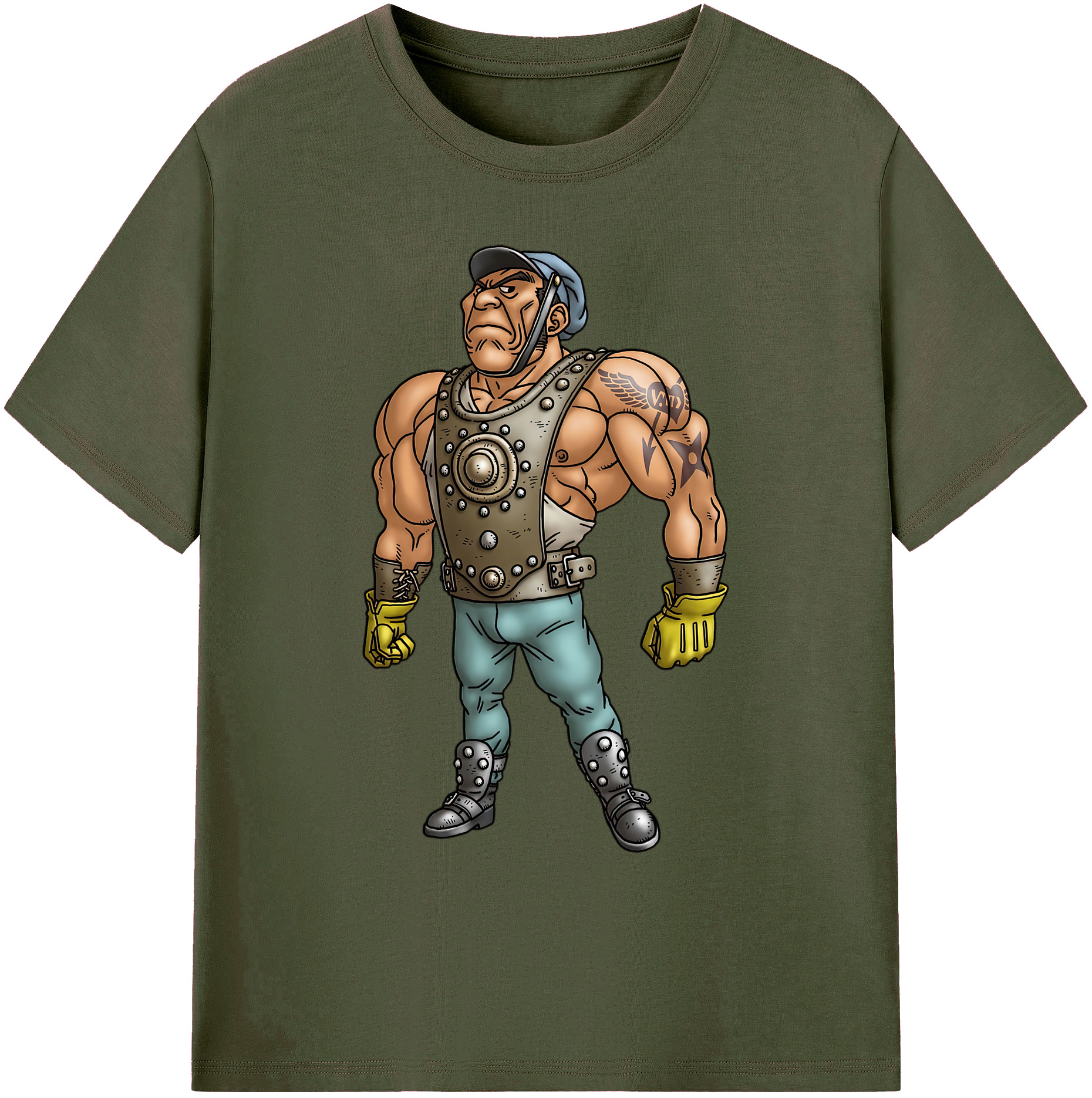 （画像用） ドラゴンクエスト Doragon Kuesuto Dragon Quest 綿100％ メンズ半袖Tシャツ｜肌触りやわらか＆通気性